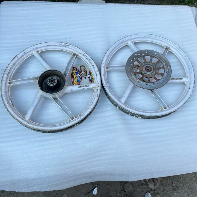 velg pelek pelk palang 6 Racing boy alado Suzuki satria 2T lumba tornado smash Shogun single disk la