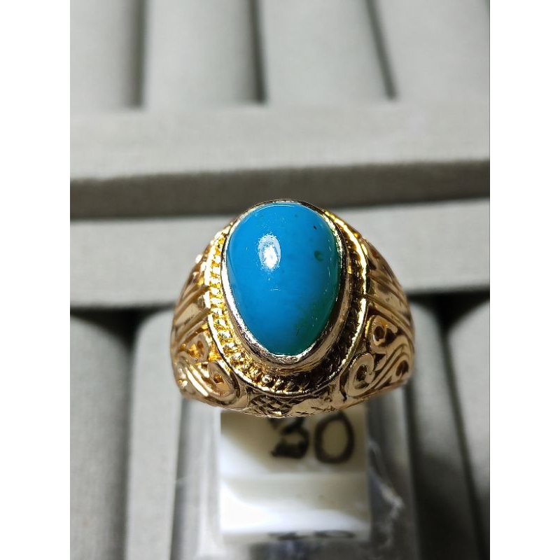 Natural Batu Bacan Doko Majiko biru