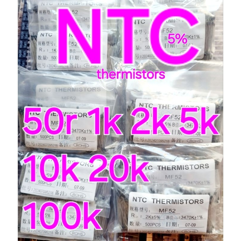 ntc thermistors ntc 50r 2k 3k 5k 10k 20k 100k