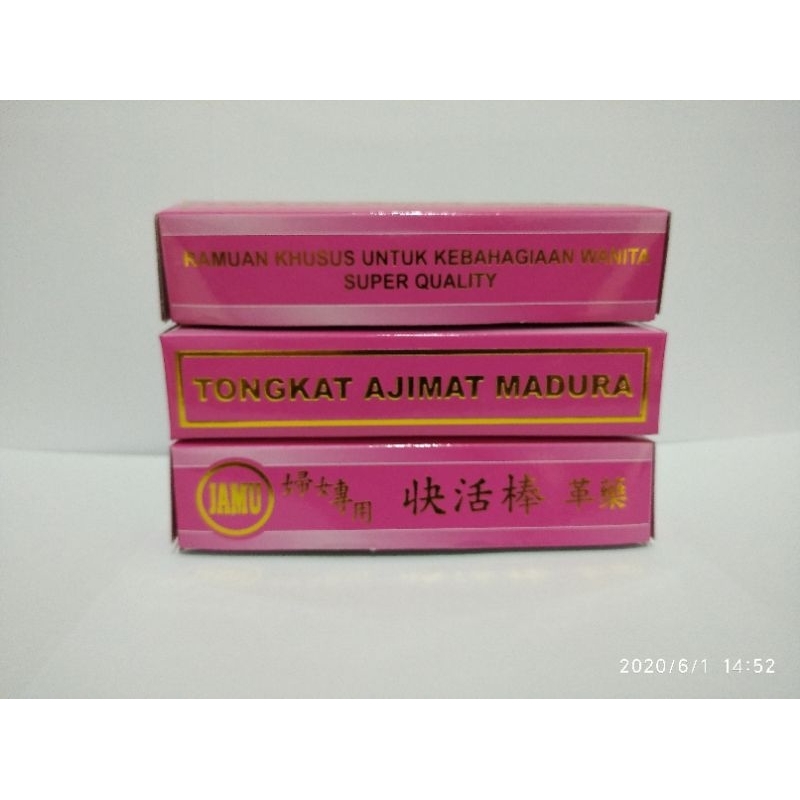 Tongkat Madura Asli (TAM) Pink Premium 100% Kualitas Ekspor