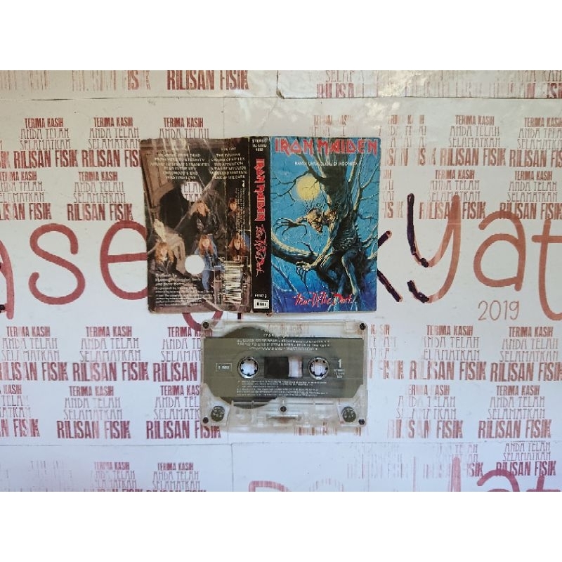 Kaset Pita IRON MAIDEN Fear Of The Dark Pita Maxell