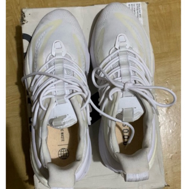 PRELOVE adidas RUNNING Alphaboost V1 Sustainable BOOST Shoes Men White HP2759 SECOND