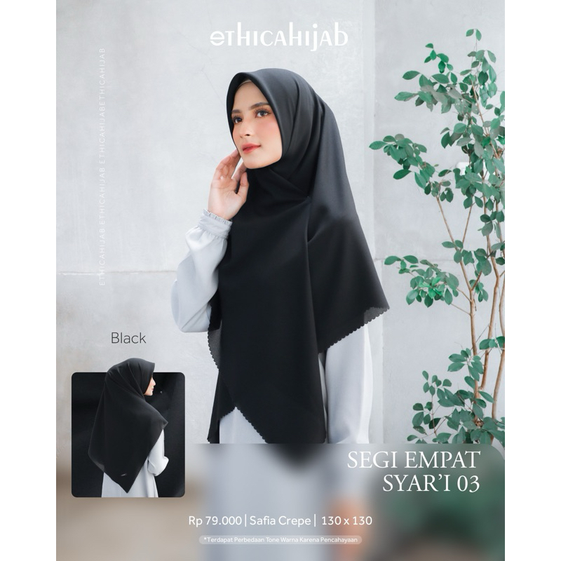 Hijab Segi empat Syari 03 Ethica