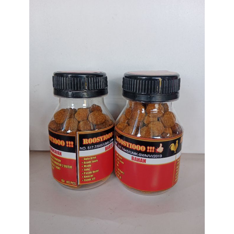 JAMU AYAM LAGA / TARUNG SAPTO DEWO ISI 80 BIJI/ BOTOL, BANDIT 2 BOTOL, PROMO,