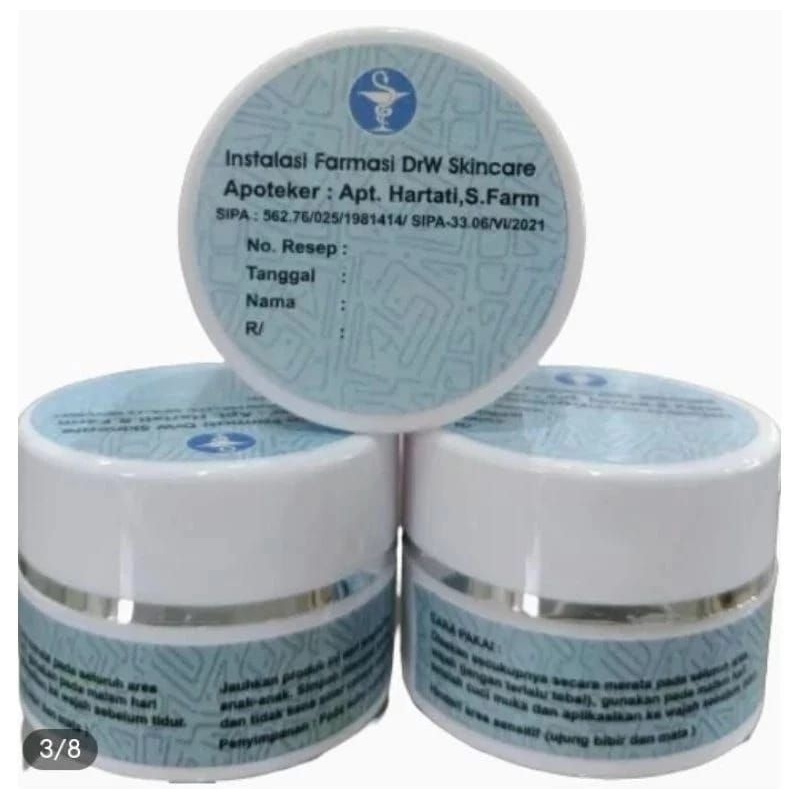 KRIM MALAM RACIKAN DRW SKINCARE NCF/NACF/NAC  UNTUK MENYEMBUHKAN JERAWAT DAN FLEK