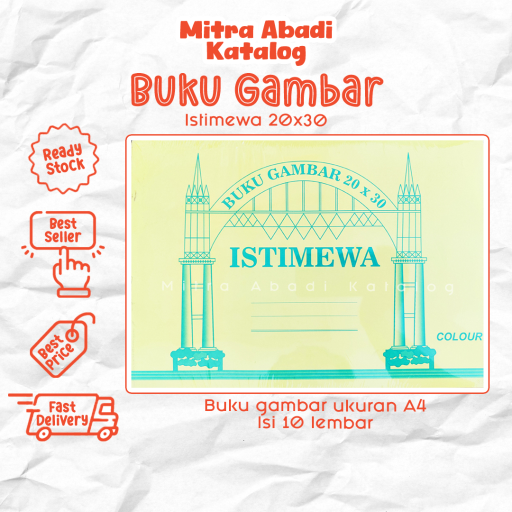 

BUKU GAMBAR ISTIMEWA 20X30 / DRAWING BOOK A4 BUKU GAMBAR KUNING KLASIK GELATIK KEMBAR 10 LEMBAR KERTAS PADALARANG UNTUK ANAK MURAH TERJANGKAU ALAT TULIS STATIONERY TERMURAH / MITRA ABADI KATALOG JOGJA