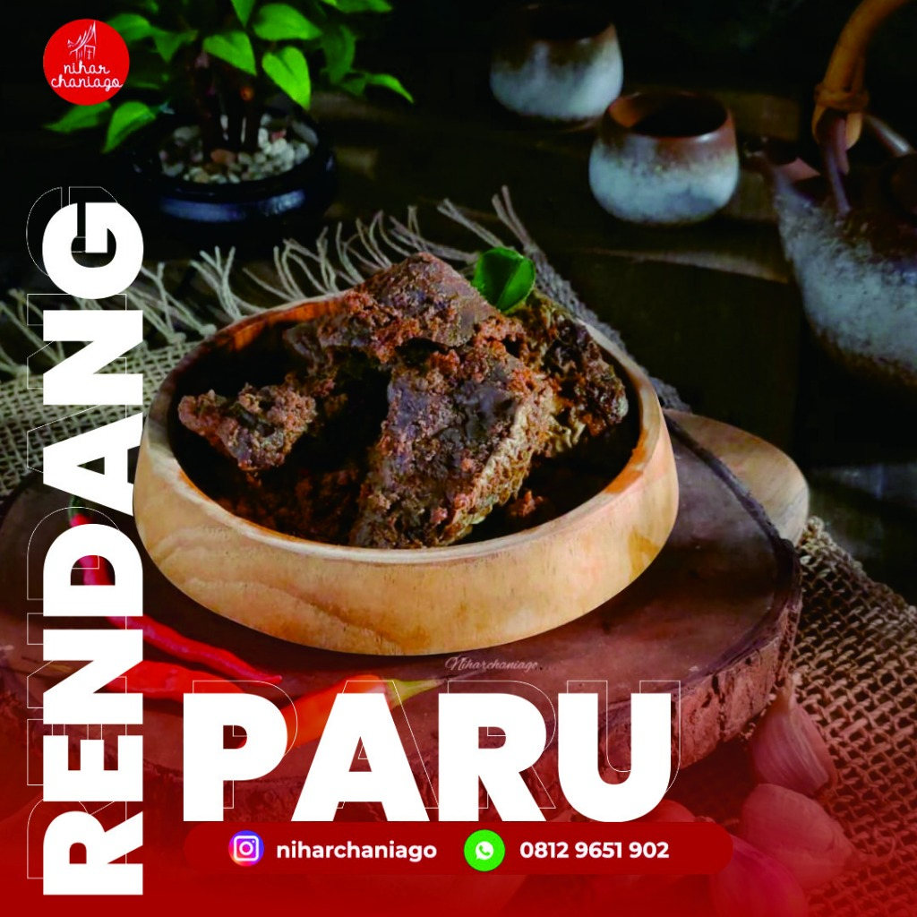 

Rendang Paru Sapi Niharchaniago | rendang paru sapi | makanan padang | makanan instan | makanan siap saji