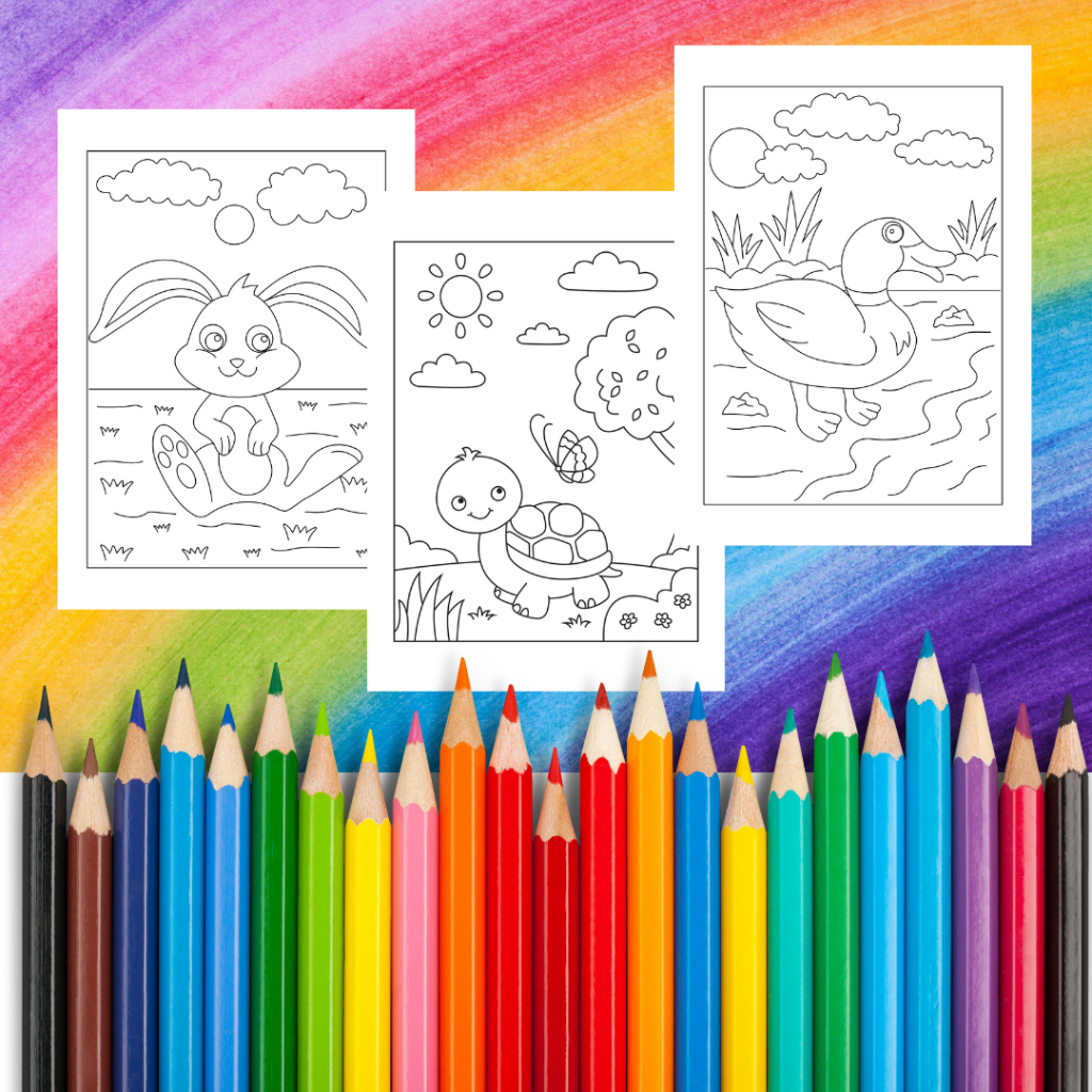 

(DIGITAL PRODUCT) 10 Lembar Gambar Mewarnai Anak