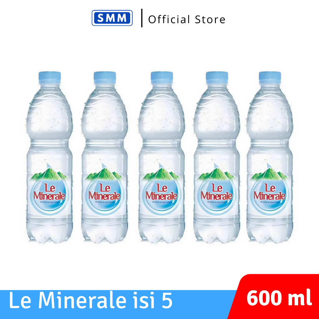 

Le Minerale 600 ml Isi 5 Botol