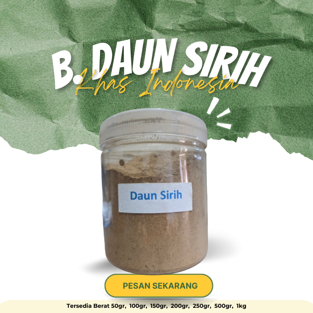 

SERBUK BUBUK HERBAL ALAMI DAUN SIRIH