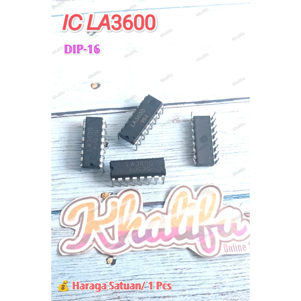 IC Equalizer LA3600 DIP-16 LA 3600 Kaki Pin 16