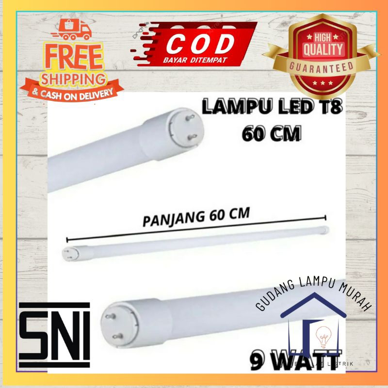 Noci TL Led 60Cm 9Watt TL Led 9 Watt Murah Lampu baliho Lampu neon Box TL Led AC Nochi 9Watt