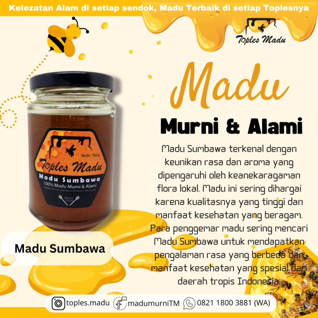 

Madu Hutan Sumbawa 350gr