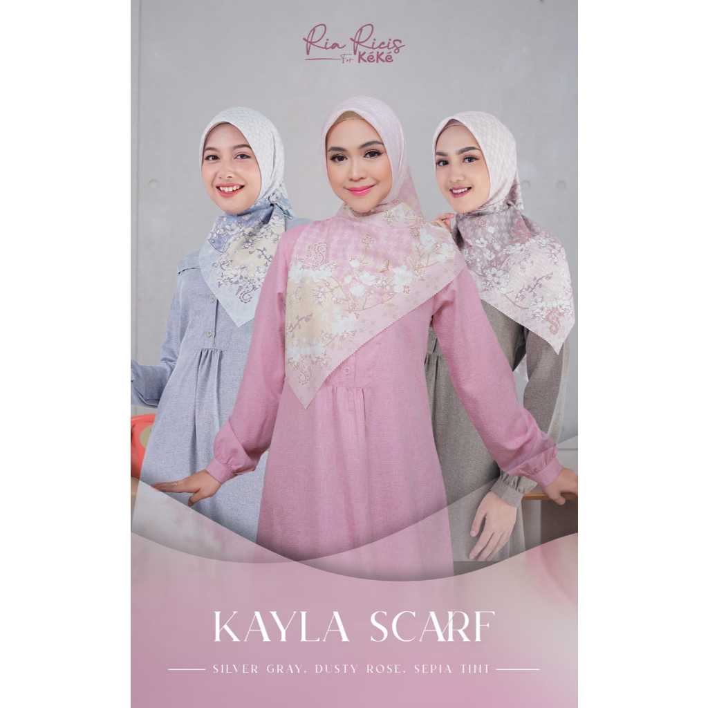 HIJAB KAYLA SCARF BY KEKEHIJAB SEGI EMPAT