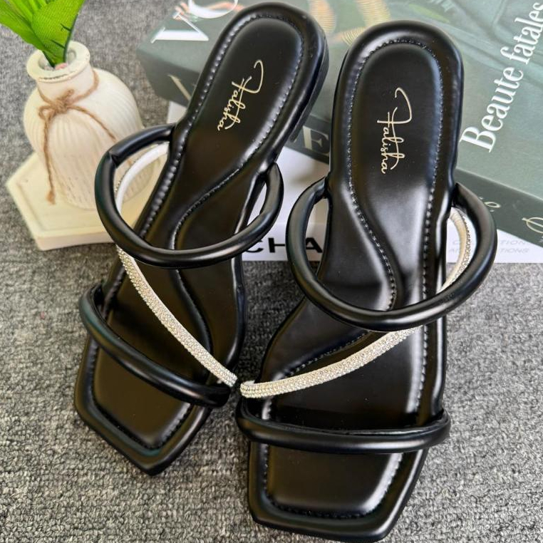 sendal falisha.id DF 01 Sendal flat  Sandal Wanita Sandal Hak wanita fashion casual