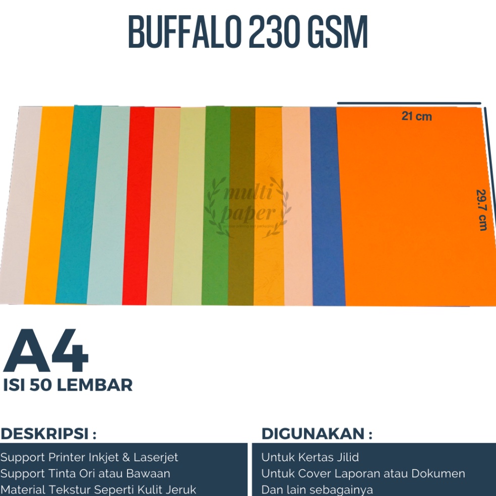 

RJLS3445 Kertas Jilid A4 isi 5 lembar Kertas Buffalo A4 Kertas Cover A4
