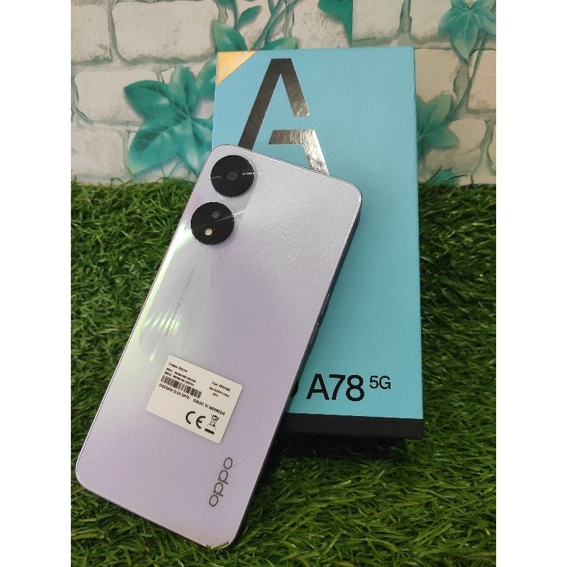 oppo A78 5G  Ram 8GB Internal 128GB HP Second Seken Bekas Fullset [murah] hp murah