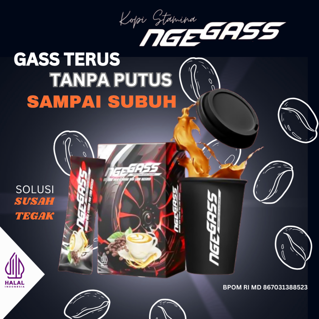 

kopi ngeggasss viral pria | 1 Box isi 5 Sachet | penambah stamina pria