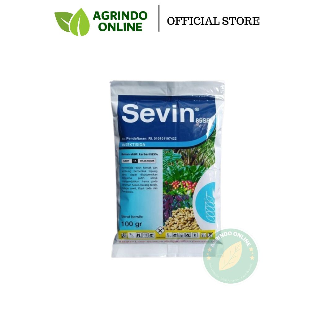 SEVIN 85 SP - 100 GRAM -  INSEKTISIDA