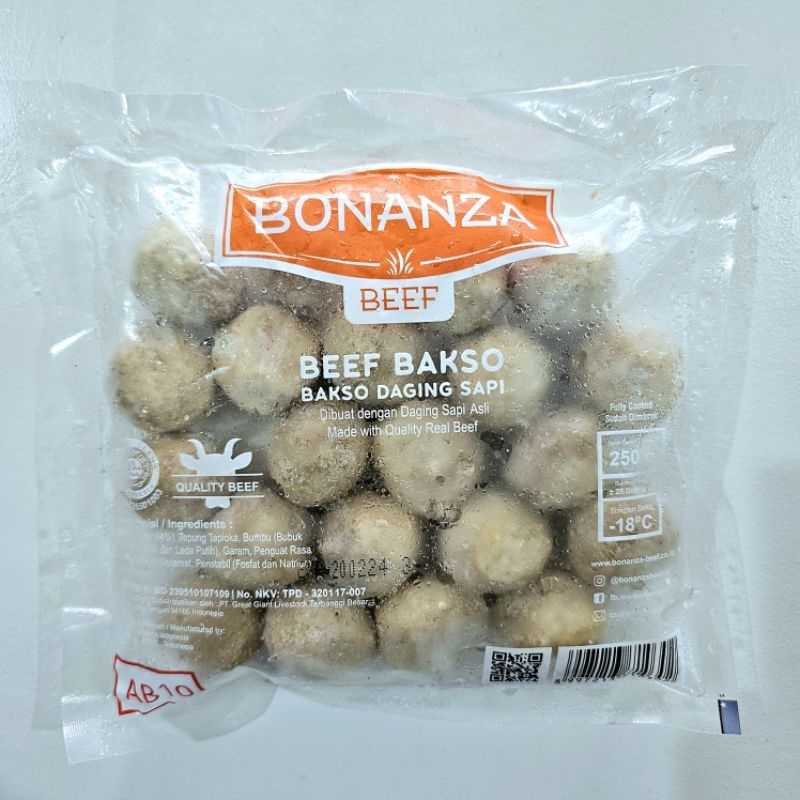 

Belfoods Bonanza Bakso Sapi Ab 10 250gr