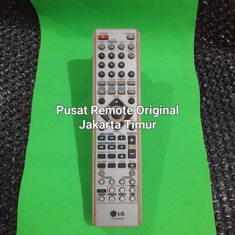 REMOTE REMOT DVD HOME THEATER LG 6710CDAK09P KARAOKE ORIGINAL ASLI