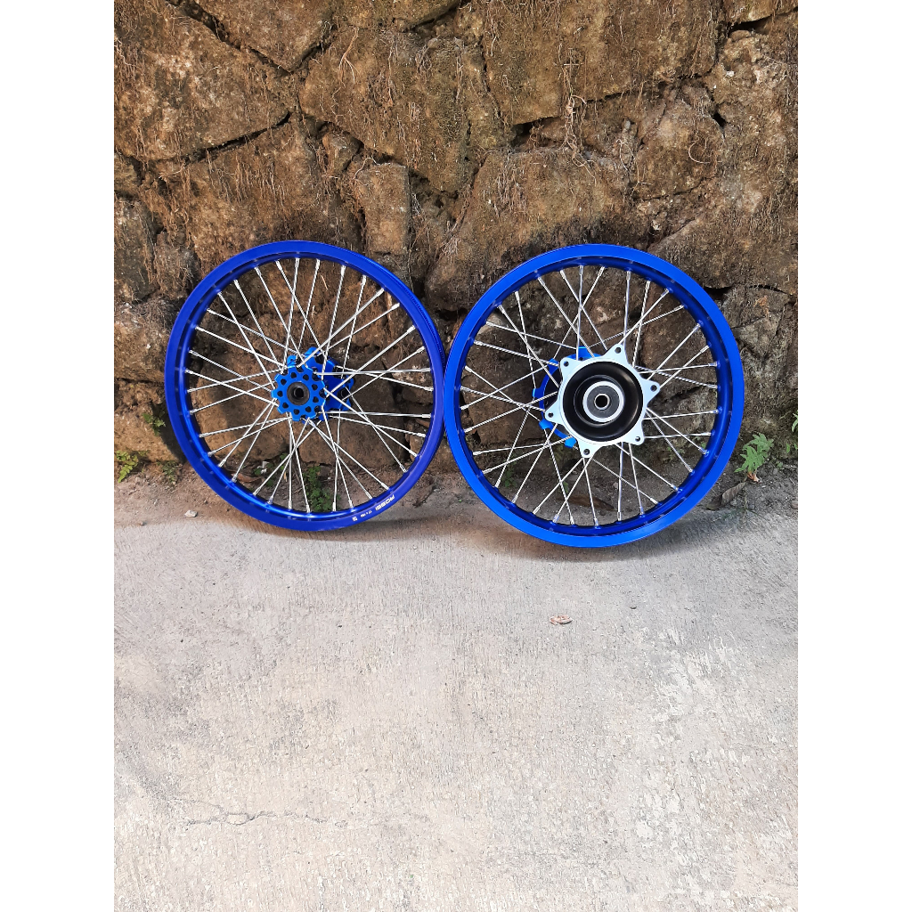 Wheelset Semi Cacing CRF 140/160 Ring 17 Tanpa Ban