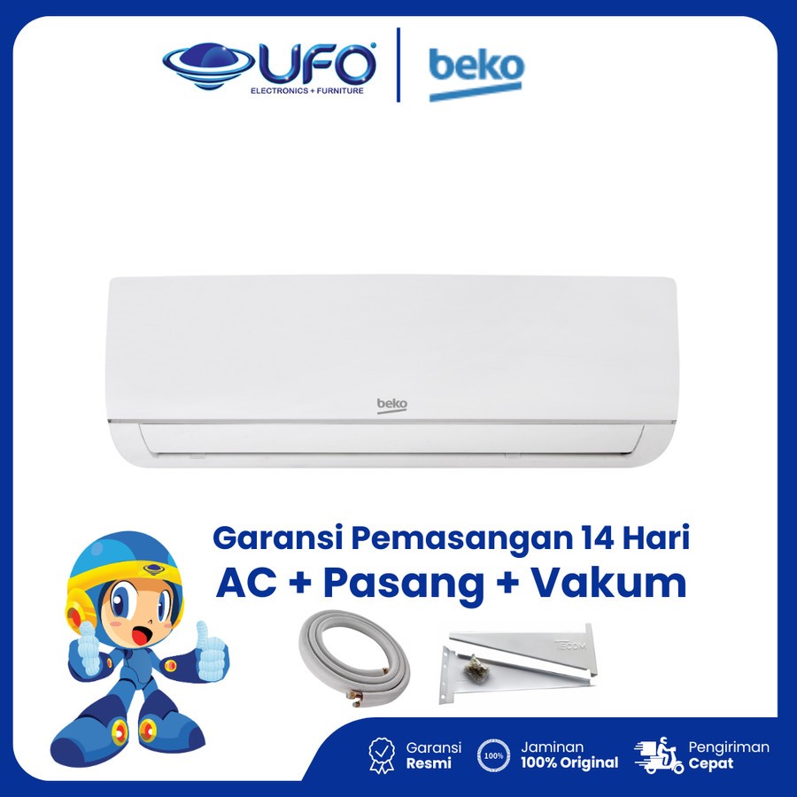 AC Beko 1 PK Split Standart BSFSA090 Garansi Resmi
