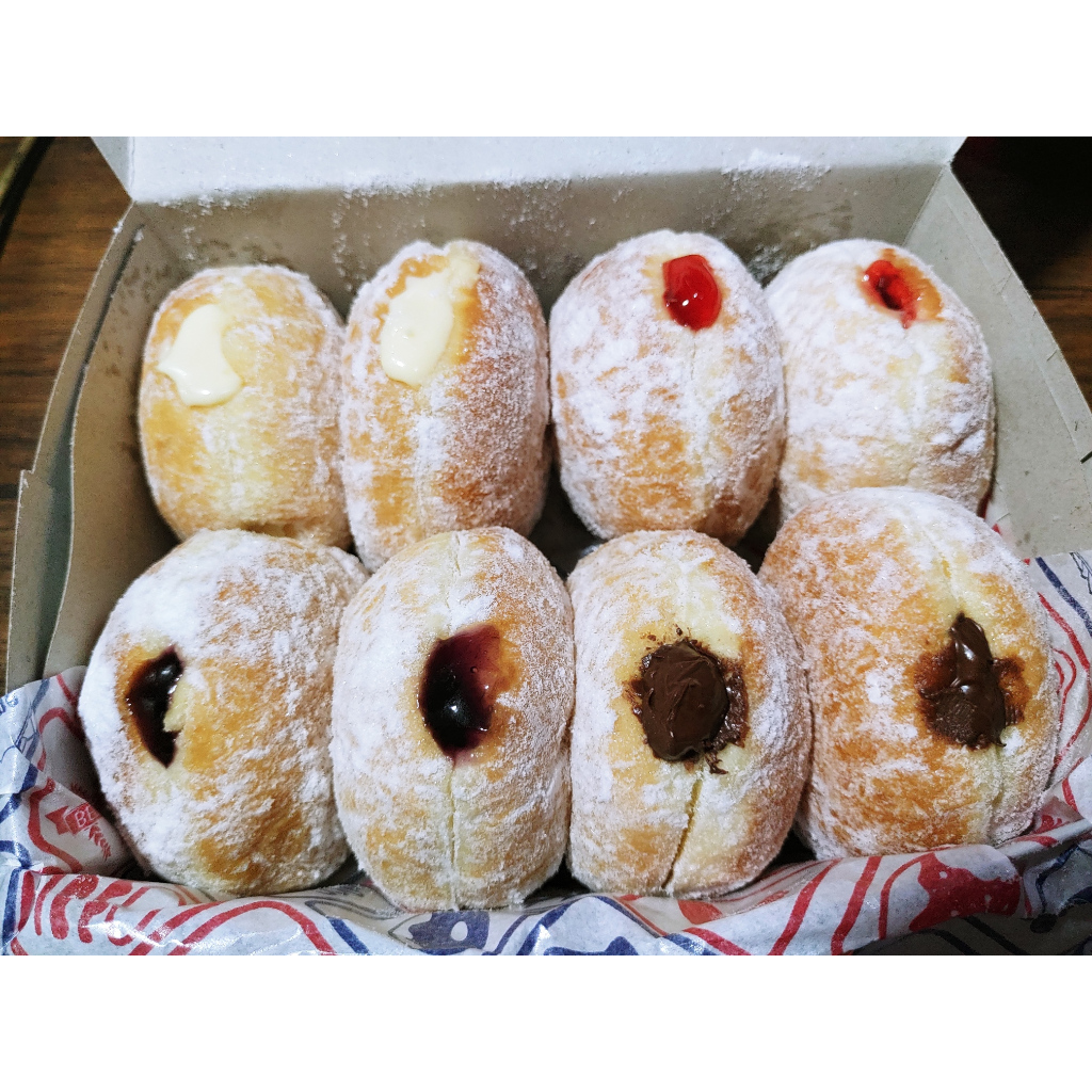 

donat donut bomboloni home made lezat murah isi 6 donat