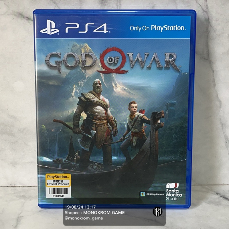 BD KASET PS4 CD GAME GOD OF WAR 4 GOW 4 PLAYSTATION 4 SECOND BEKAS