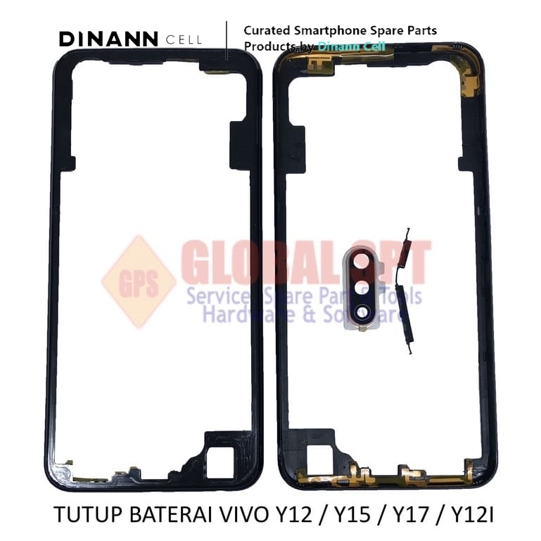 TUTUP BATERAI VIVO Y12 / BEZEL BATERAI Y15 / Y17 / Y12I