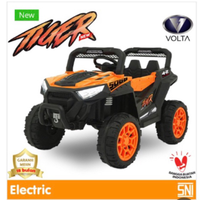 SEWA Mobil Tiger Orange - Azkia Baby Rental Medan Mainan Anak Medan
