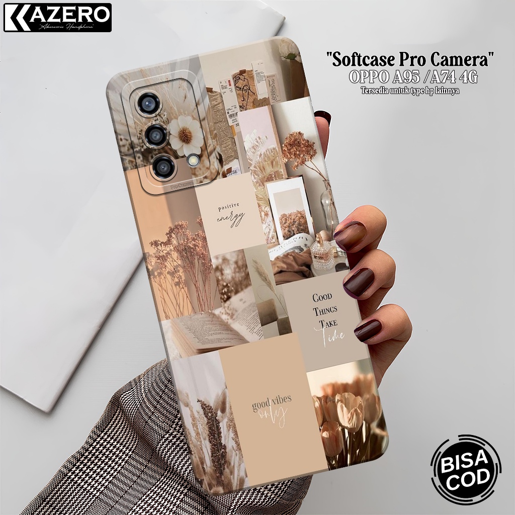 Case Hp OPPO A95 A74 4G Fashion Case Aesthetic Softcase OPPO A95 A74 4G Silikon Pro Camera Casing OP