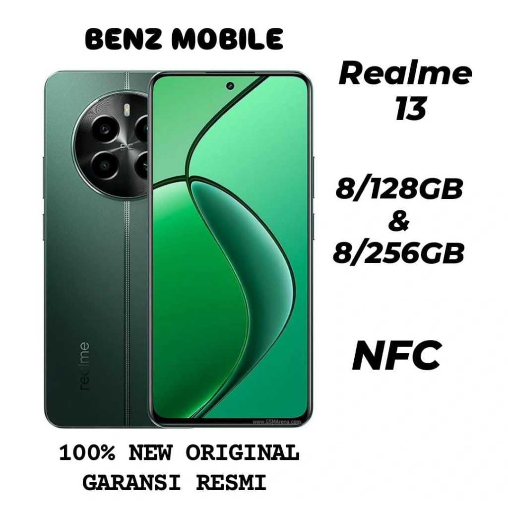 Realme 13 4G (8/256GB) NFC SD685 8GB/256GB 4G New Garansi Resmi