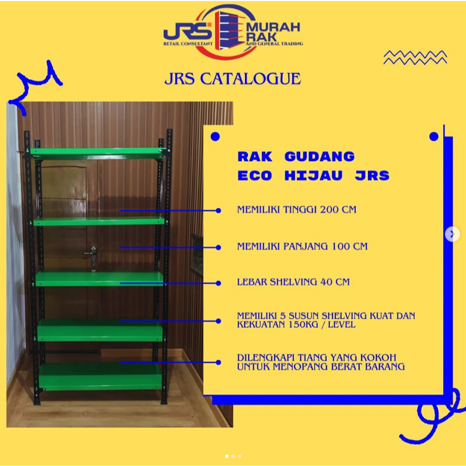 RAK GUDANG ECONOMIS DISPLAY / RAK GUDANG