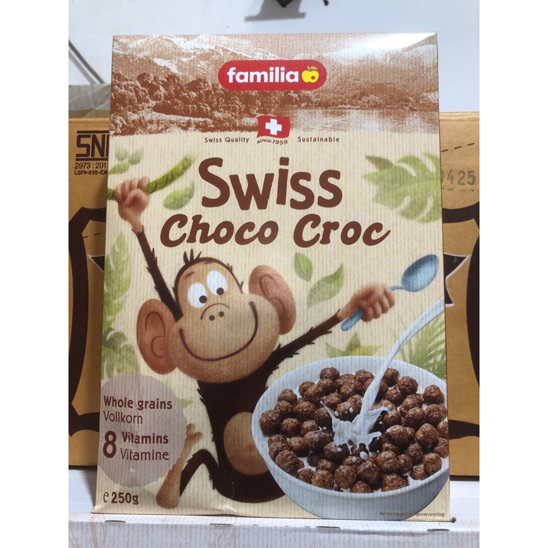 

Familia Swiss Choco Croc 250g Sereal Sarapan Anak