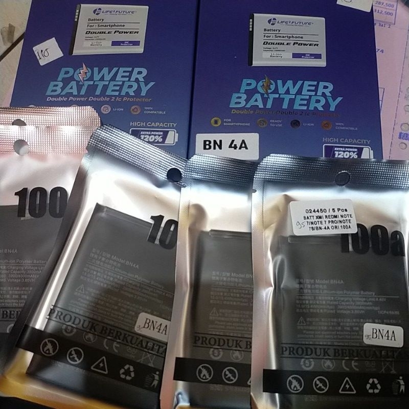 baterai redmi note 7 bn-4a dobel atau ori bn 4a bn4a