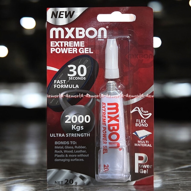 

Mxbon Extreme Power Gel 30seconds Lem Kuat Beban 2000kg Mx Bon Lem Serba Guna Lem Metal Kaca Karet Batu Kayu Kulit Serbaguna