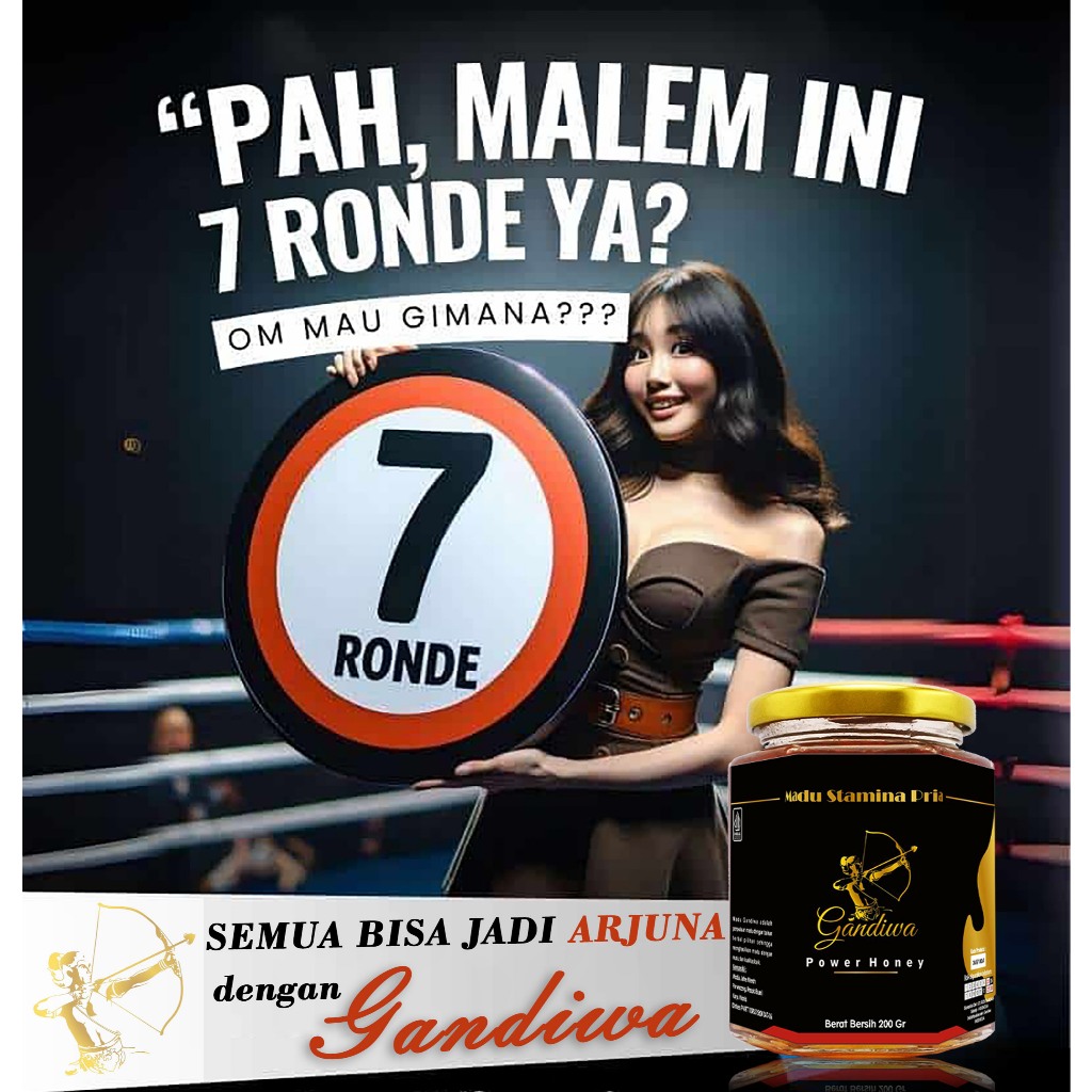 Urat Madu Lelaki Jantan Pria Perkasa Kuat Tahan Lama Gandiwa Super Honey Penambah Vitalitas Pria