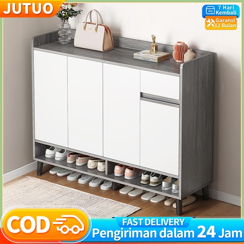 JT Rak Sepatu Tertutup / Lemari Sepatu Tertutup /  Lemari Pakaian/ Kayu Minimalis Rak sepatu lemari 