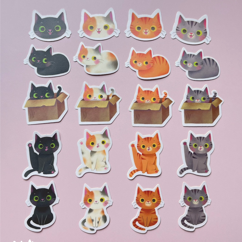 

Aricato - Cat Sticker - Stiker Kucing