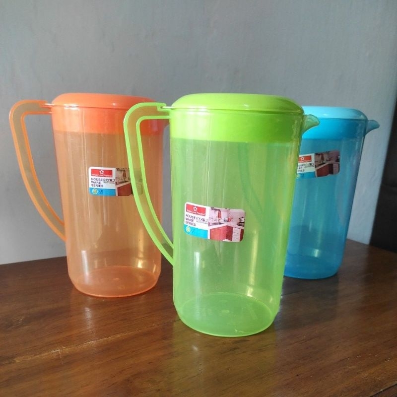 3 pcs teko air plastik ukuran 1.4 liter merk greenline = 30.000