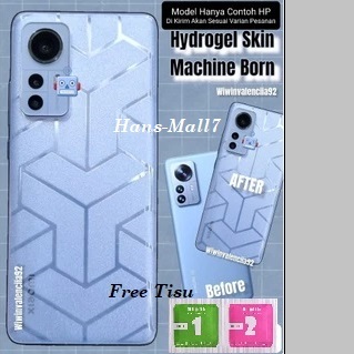 Hans - Skin Carbon Motif ELBLOW - Machine Samsung M35 M55 M14 M62 M54 M53 M52 M51 M34 M33 M32 M31 M3