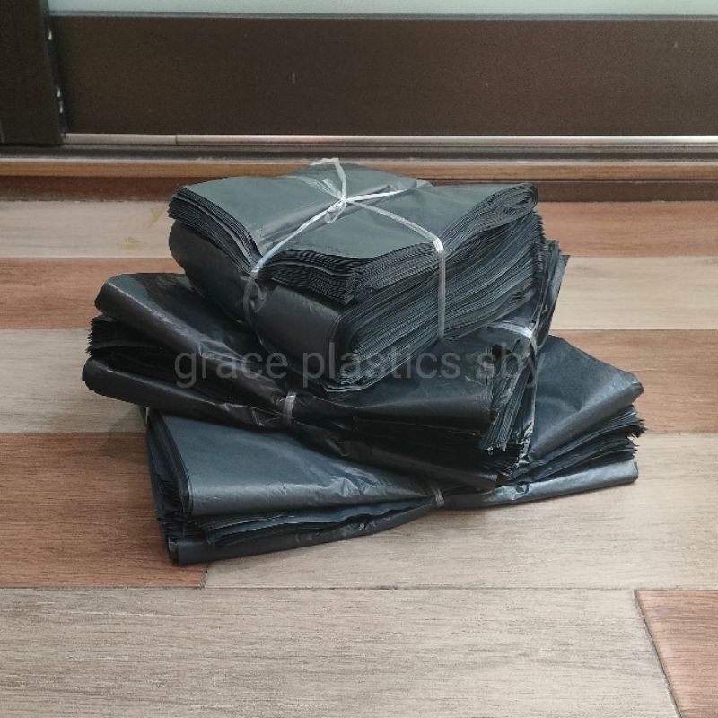 Kantong Plastik Kresek HITAM Los Kiloan uk 15 24 28