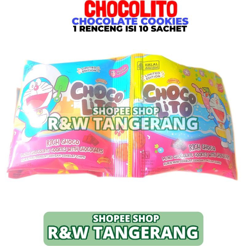 

Biskuit Chocolito Rich Choco 1 Renceng Isi 10 Sachet