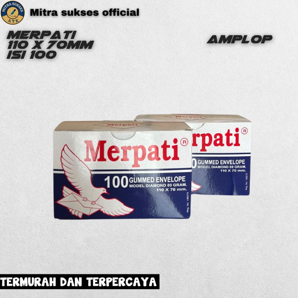 

Amplop Merpati Kecil Murah Isi 100 Pcs [TANPA LEM]
