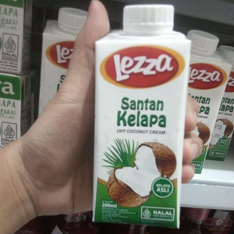 

Lezza Santen Kelapa berat bersih 200ml