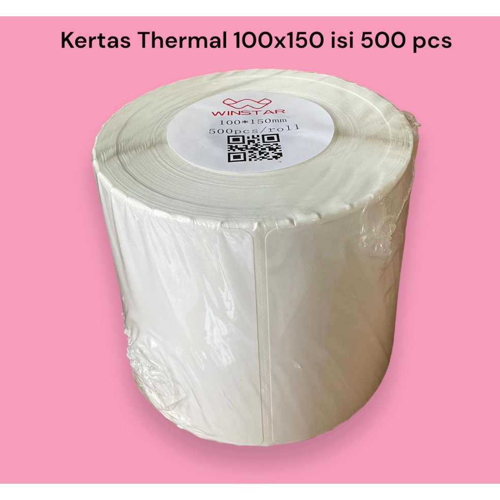 

KODE PRODUK 7MGR75874 Kertas Thermal Label Barcode RollLipat isi 5 pcs ukuran A6 1 x 15 mm Thermal Paper ORIGINAL Kertas Sticker