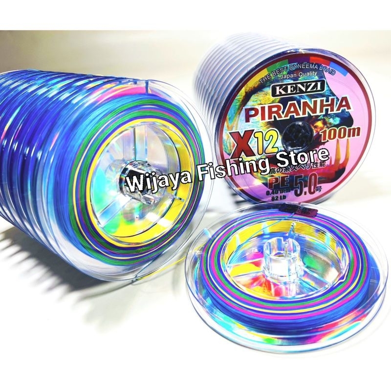 Senar Pancing PE Kenzi Piranha x12 100 meter connecting