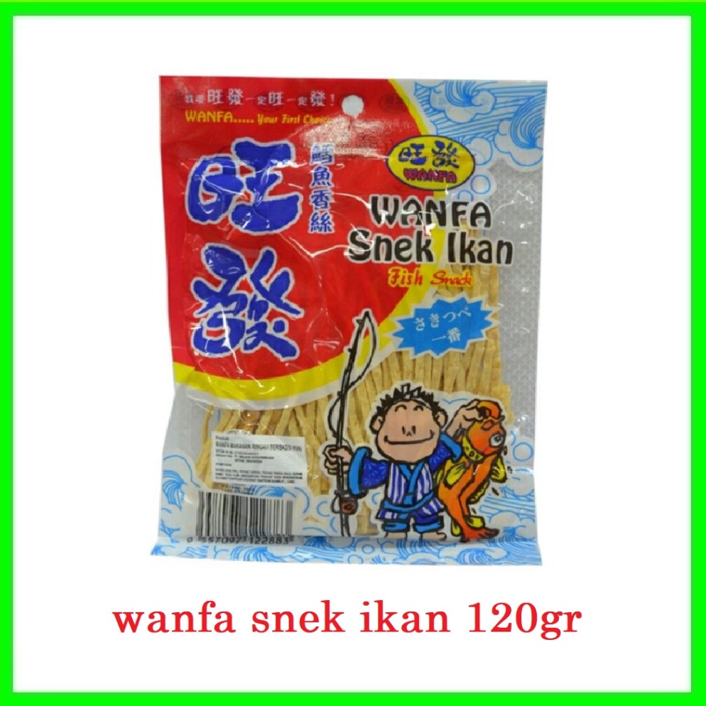 

NEWV Wanfa dried fish fillet snack 12gr snack ikan 12g Berkualitas