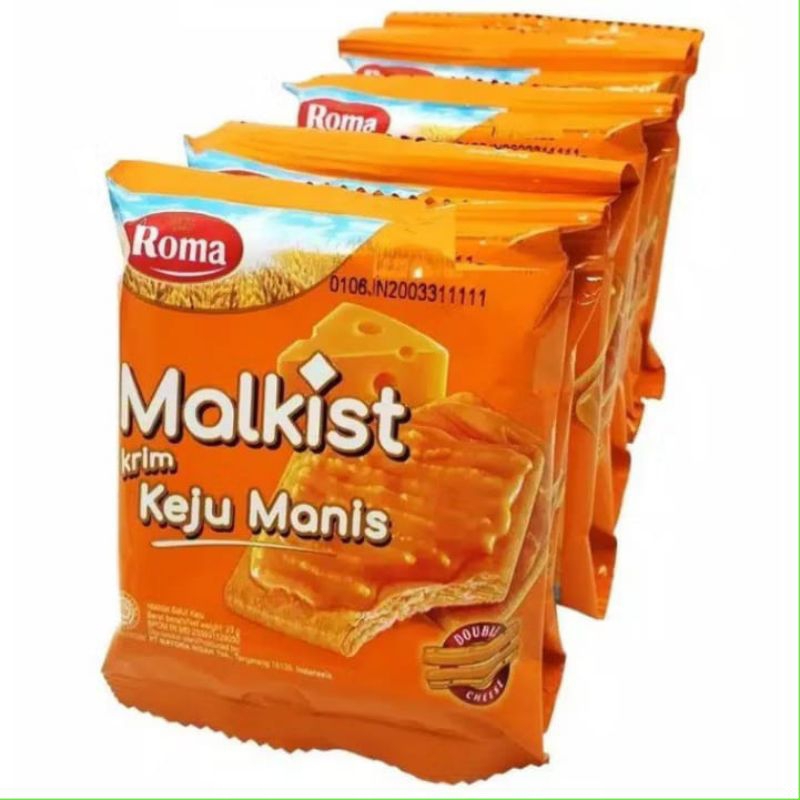 

Rencengan Malkist Keju isi 10pcs Roma